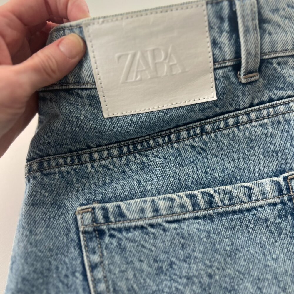 Ripped High Rise Denim Short - Picture 5 of 5